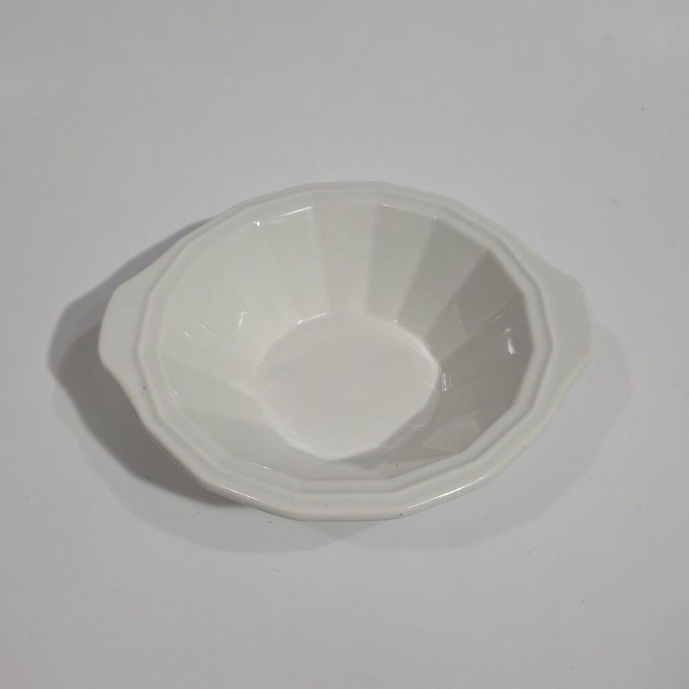 Homer Laughlin White logged Cereal Bowl 7.5" - Picture 2 of 7